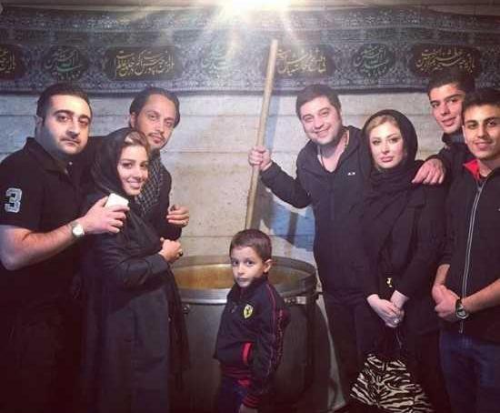 عکس بازیگران در عزاداری ماه محرم