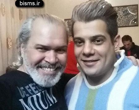 عکس مختار سائقی و همسرش