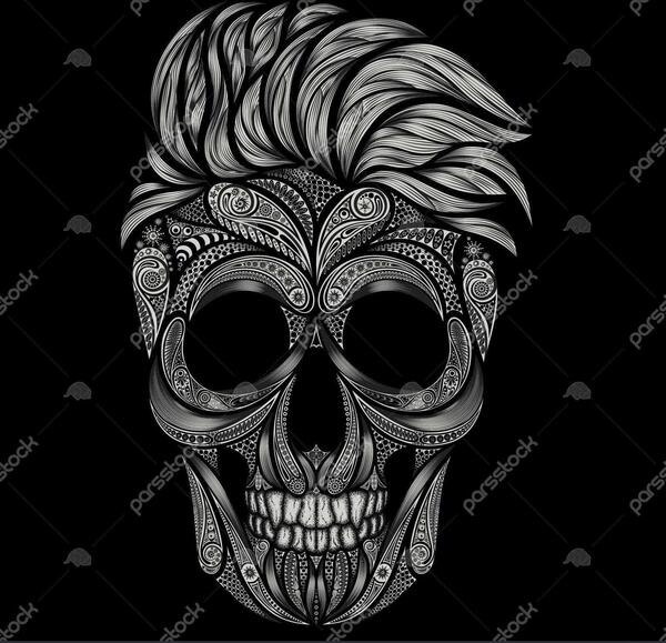 عکس اسکلت ترسناک برای تصویر زمینه
