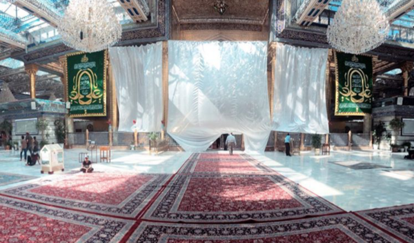 عکس ایوان طلای حرم حضرت عباس