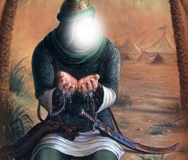عکس حضرت عباس با شعر