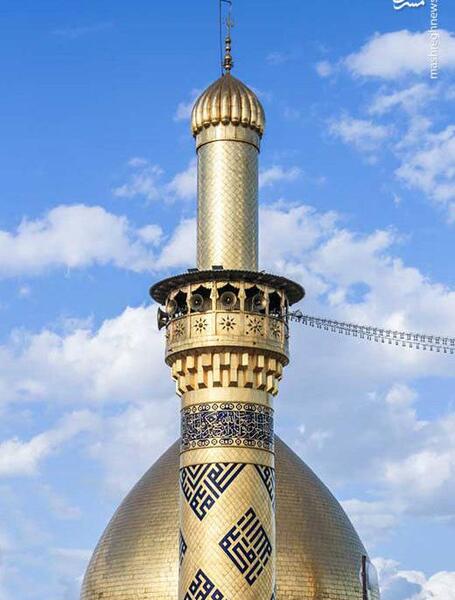 عکس گلدسته حرم حضرت ابوالفضل