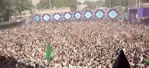 عکس عاشورا پشت بازار