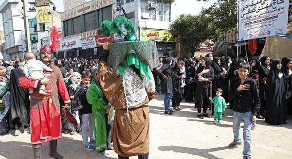 عکس خیمه سوزان عاشورا