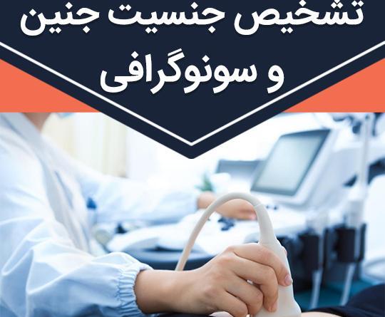 عکس جنین پسر در غربالگری دوم