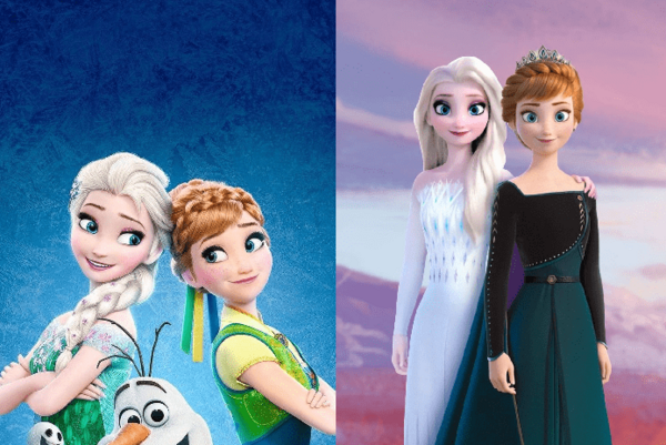 عکس خانوادگی السا و آنا