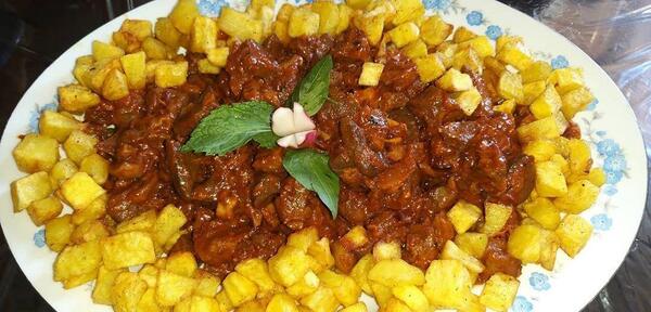 عکس غذا جگر