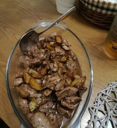 عکس غذا جگر