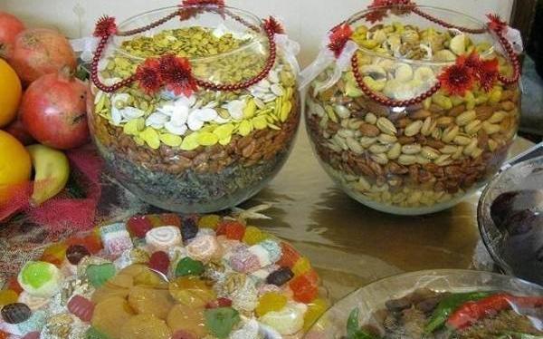 عکس ایده برای تزیین شب یلدا عروس