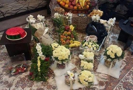 عکس ایده برای تزیین شب یلدا عروس