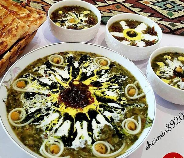 عکس از آش رشته
