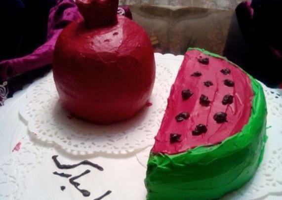 عکس مینی کیک شب یلدا