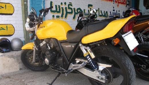 عکس موتور هوندا زرد