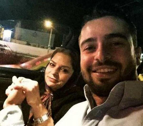 عکس ساناز رستم پور و سروش رفیعی