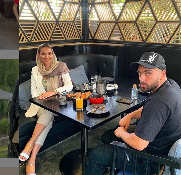 عکس ساناز رستم پور و سروش رفیعی