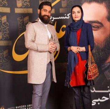 عکس سینا حجازی همسر میترا حجار