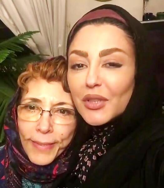 عکس شقایق فراهانی و مادرش