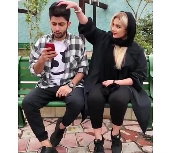 عکس شقایق و متین امینی
