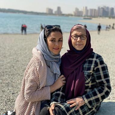 عکس شیوا ابراهیمی در سریال خانه امن