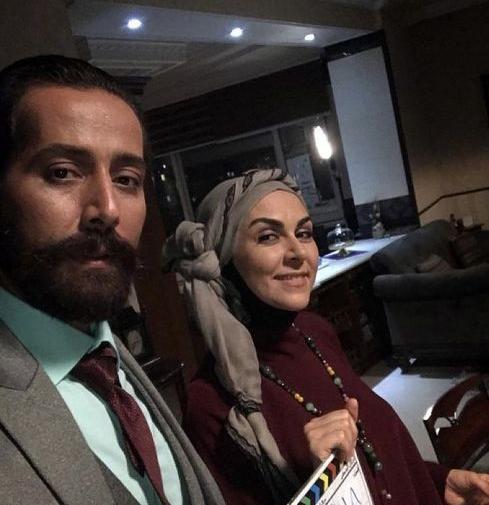 عکس شیوا ابراهیمی در سریال خانه امن