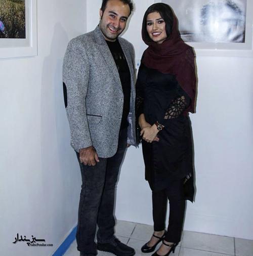 عکس شیوا طاهری با همسرش