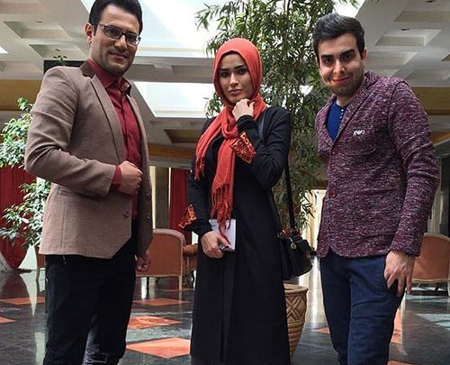 عکس شیوا طاهری با همسرش