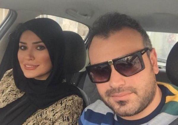 عکس شیوا طاهری با همسرش