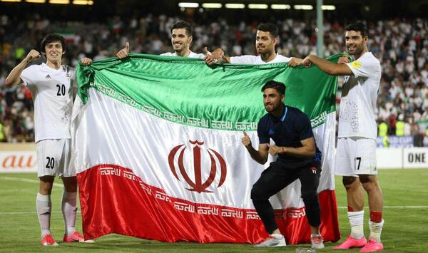عکس شادی تیم ملی فوتبال ایران