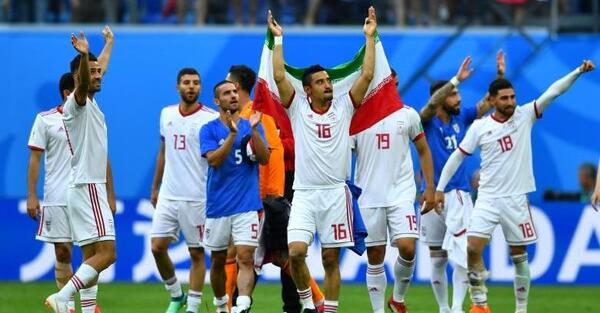 عکس شادی تیم ملی فوتبال ایران