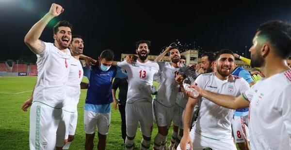 عکس شادی تیم ملی فوتبال ایران