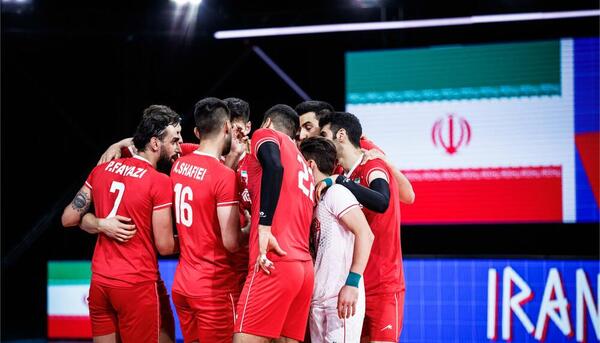 عکس شادی تیم ملی والیبال ایران