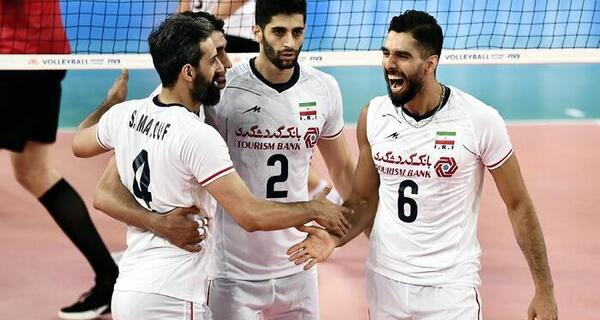عکس شادی تیم ملی والیبال ایران