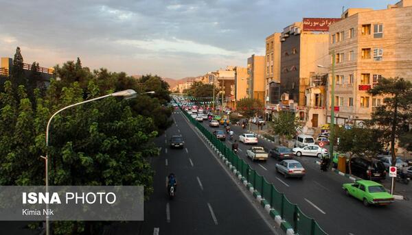 عکس خیابان شکوفه تهران