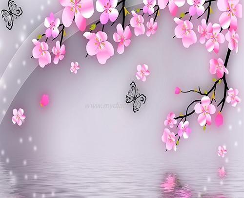 عکس شکوفه سه بعدی