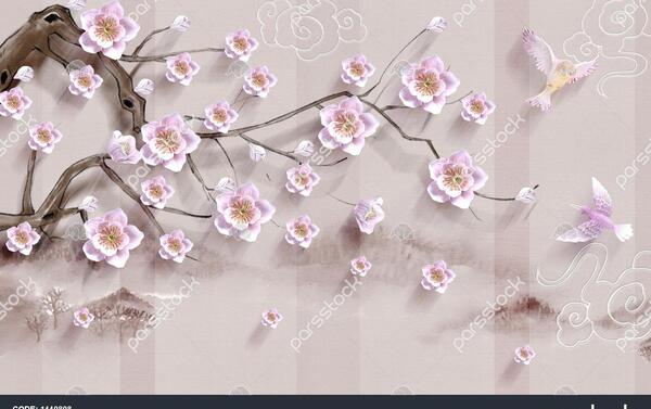 عکس شکوفه سه بعدی
