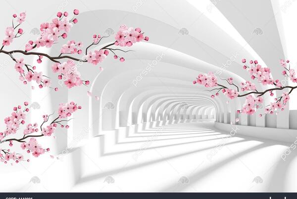 عکس شکوفه سه بعدی