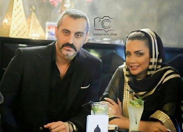 عکس صبا تاجیک و همسرش
