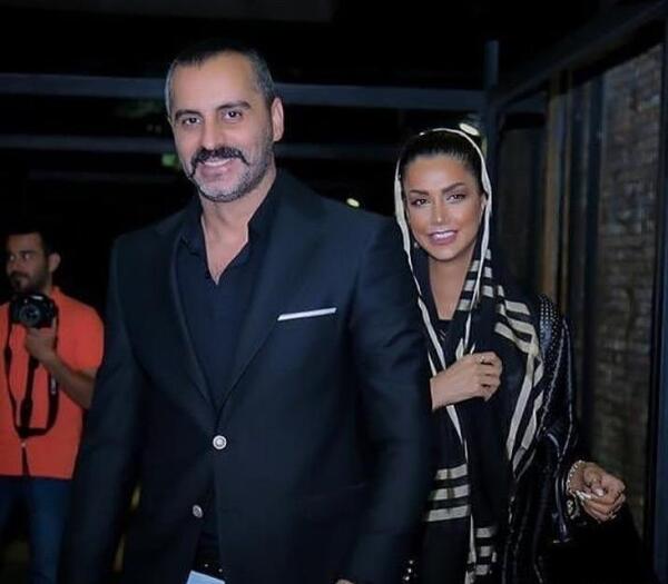 عکس صبا تاجیک و همسرش