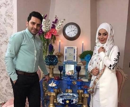 عکس خانم صبا راد و همسرش