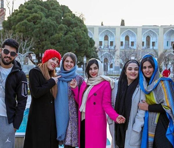 عکس صبا سهیلی و همسرش