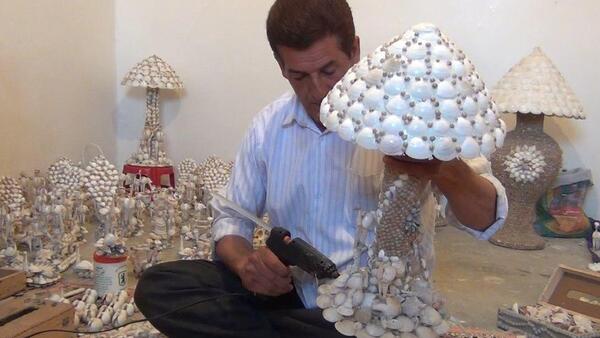 عکس صدف دریایی زنده