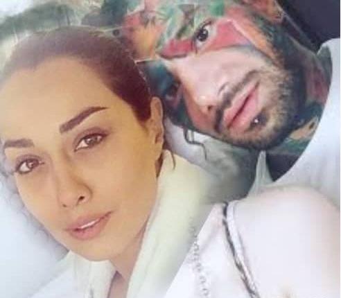 عکس صدف طاهریان با تتلو