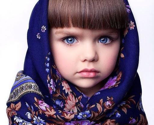 عکس زیباترین دختر بچه روسیه