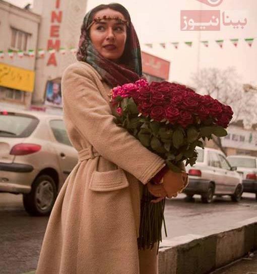 عکس زیباترین دختر گل فروش