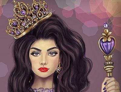زیباترین عکس نقاشی دختر