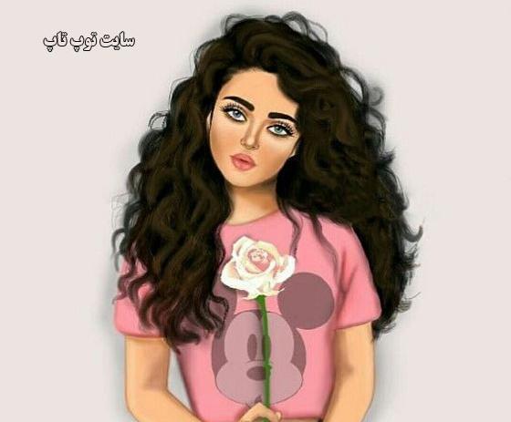 زیباترین عکس نقاشی دختر