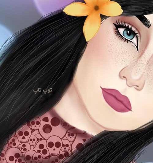 عکس دخترانه فانتزی توپ تاپ