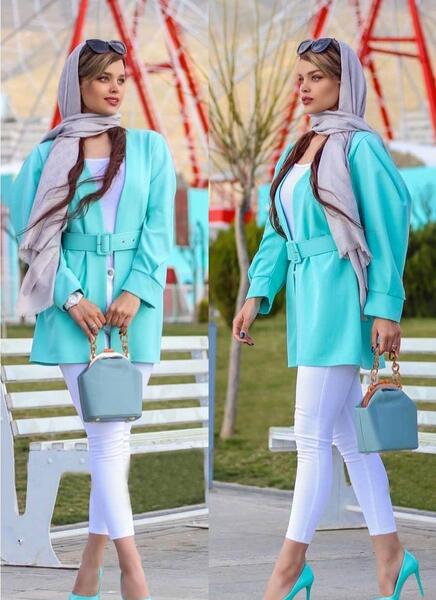 عکس مانتو دخترانه کوتاه