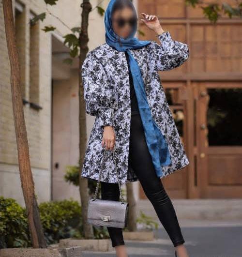 عکس مانتو ژاکارد