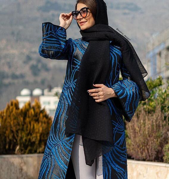 عکس مانتو ژاکارد